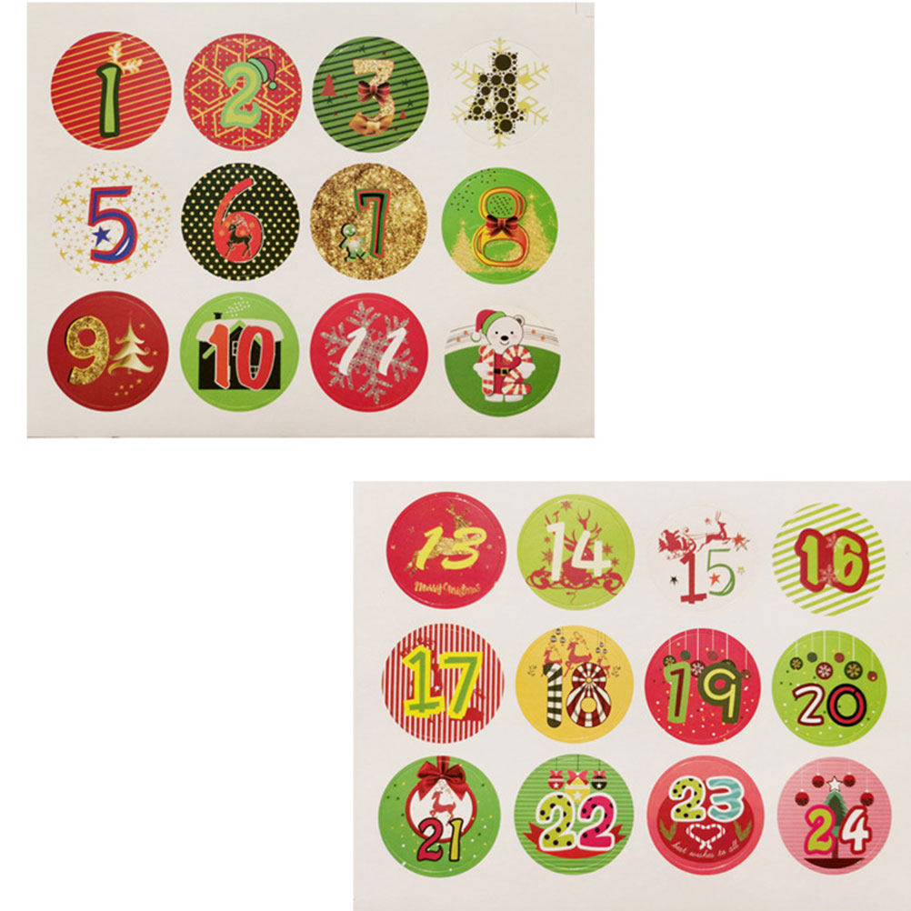 Advent Calendar Gift - 50 pcs Advent Calendar Bags Christmas