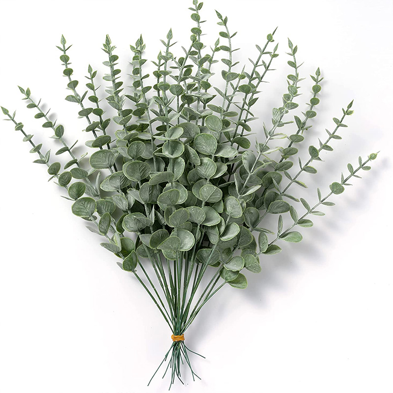 Artificial Eucalyptus Stems Le - Christmas Wreath Fake ulasan dan harga