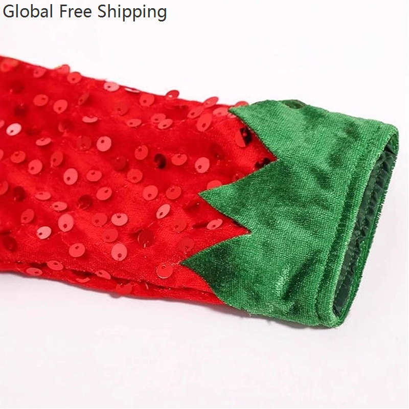 Girls Christmas Costume Set Sa - Elf Costume Christmas ulasan dan harga