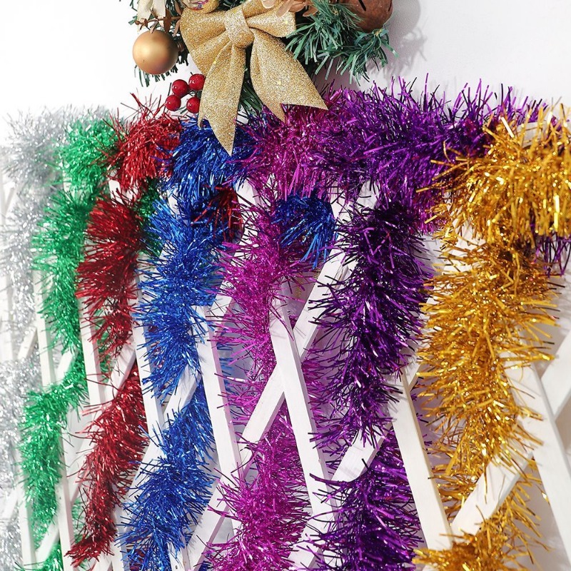 1.5/30M Long Bold Thicked Stri - Tinsel Garland Decoration ulasan dan harga