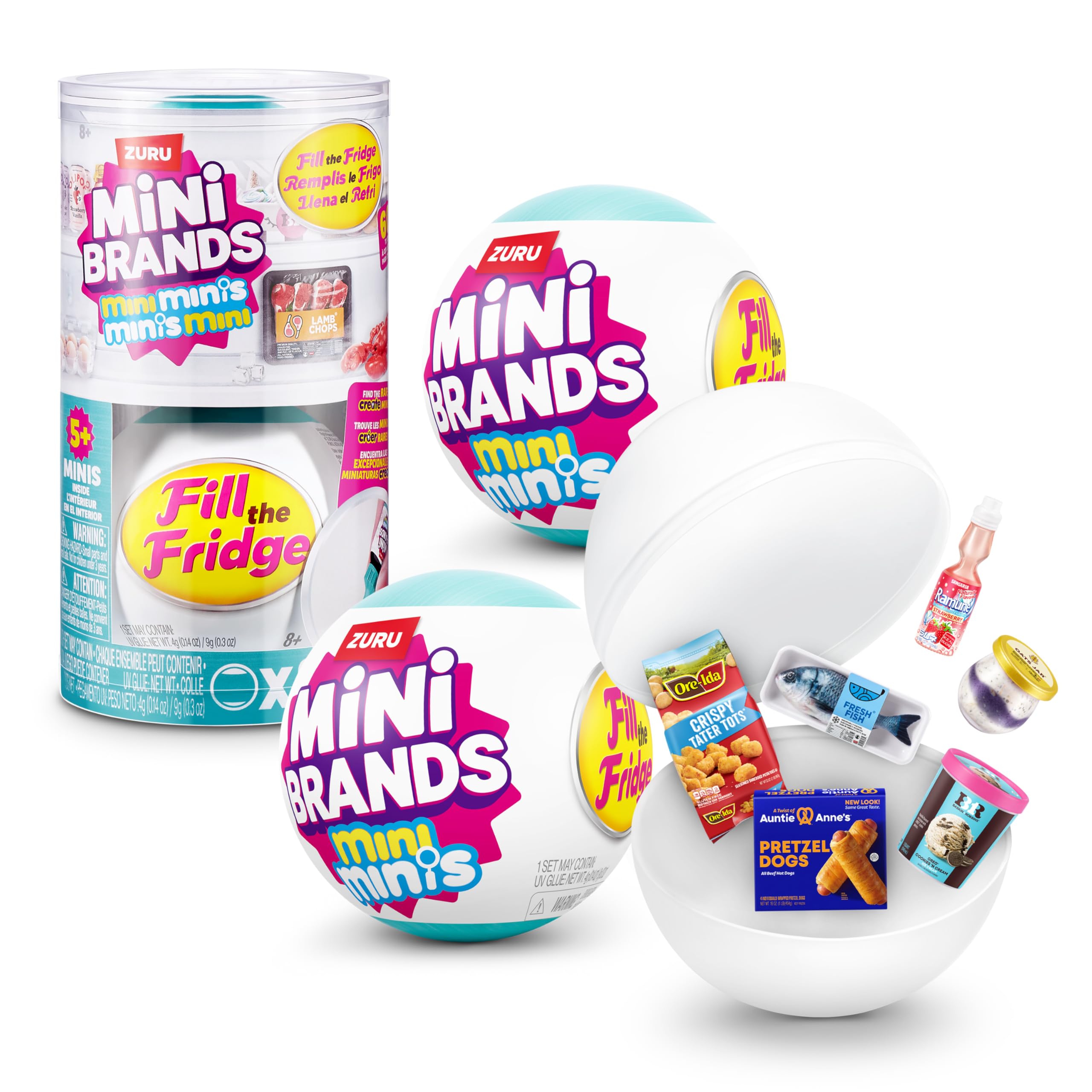 Mini Brands Fridge Mystery Bal - Ornament Ball Set ulasan dan harga