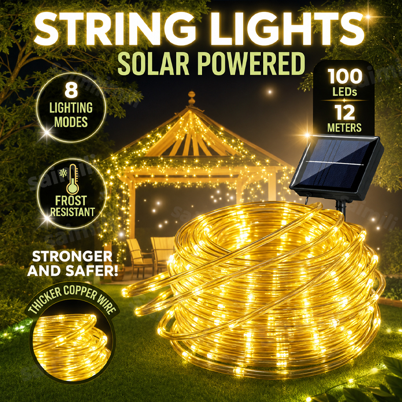 LED String Lights Garden Outdo - Christmas Lights Outdoor ulasan dan harga
