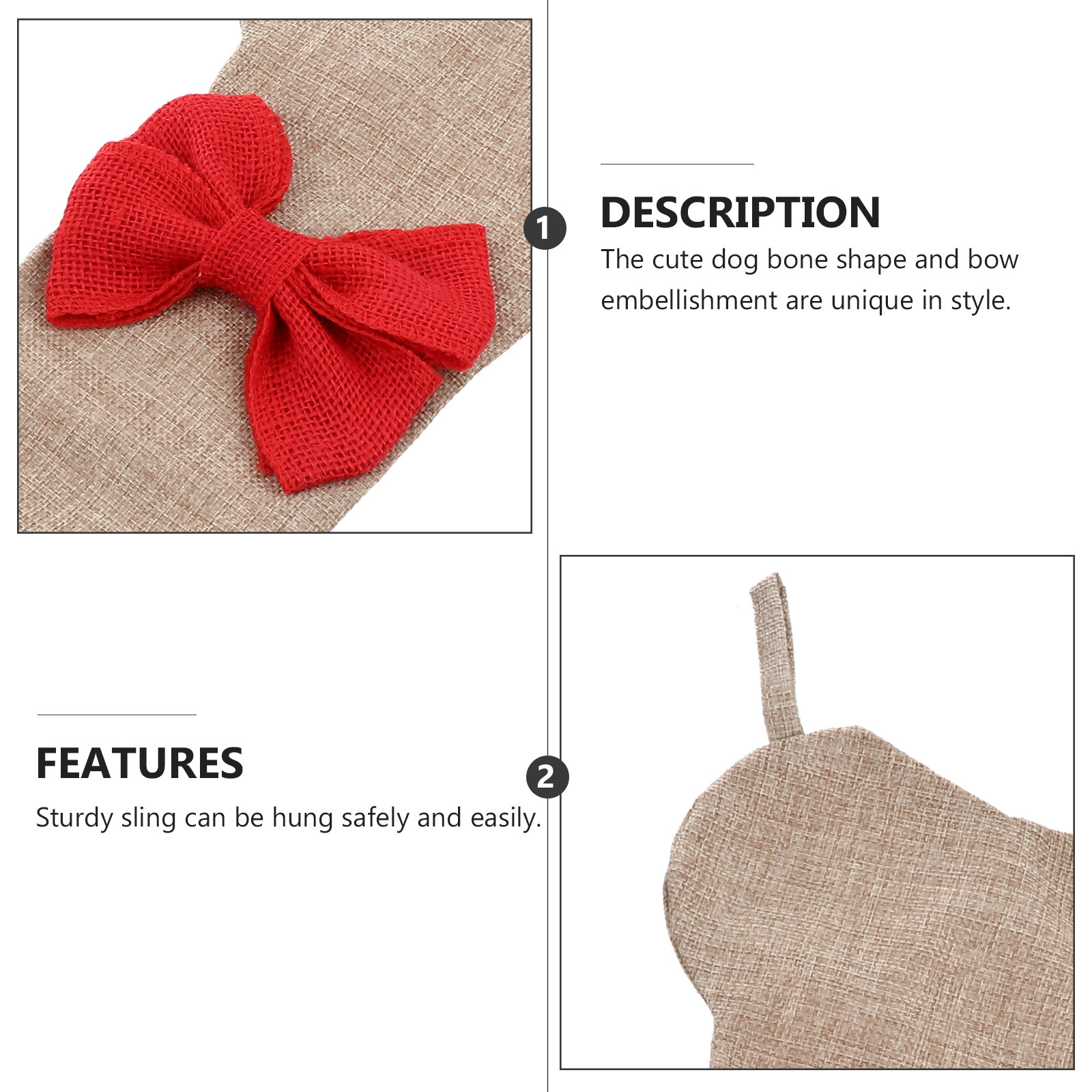 Large Christmas Stocking Burla - Christmas Stocking Hanging ulasan dan harga