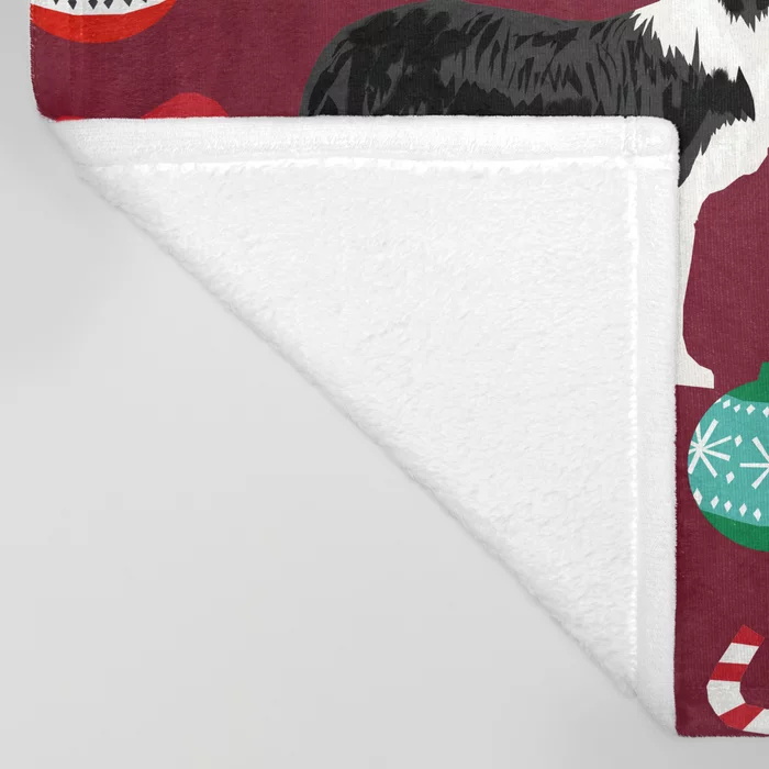 Border Collie Christmas Stocki - Christmas Throw Blanket ulasan dan harga