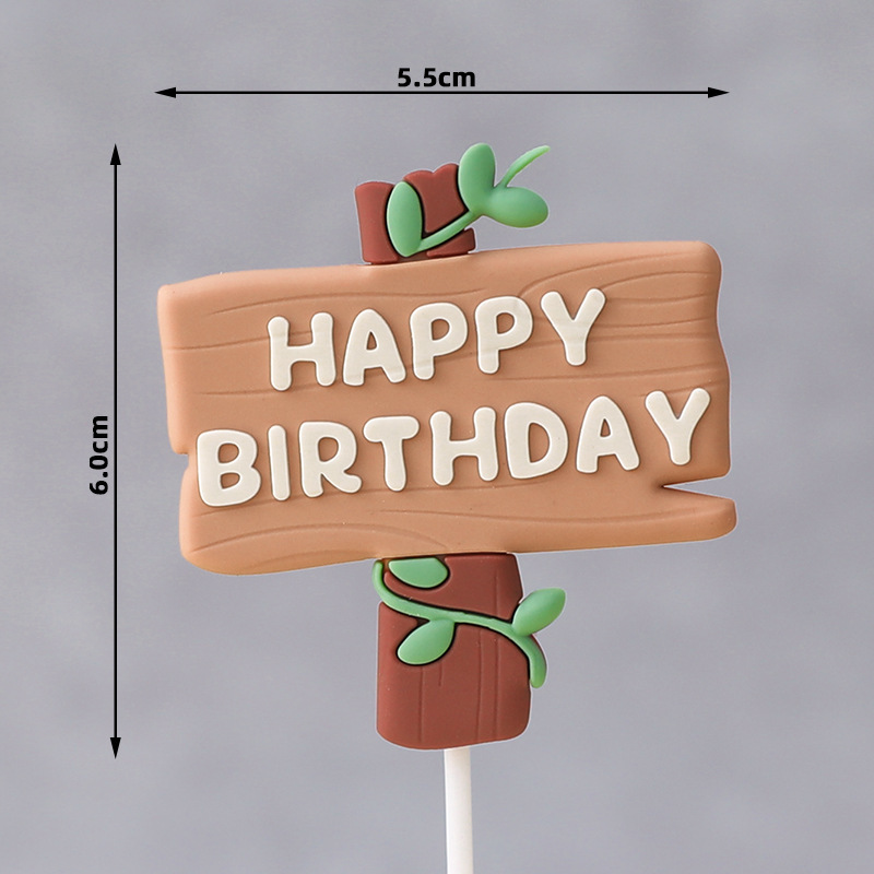 Woodland Cartoon Animal Cake D - Star Tree Topper ulasan dan harga