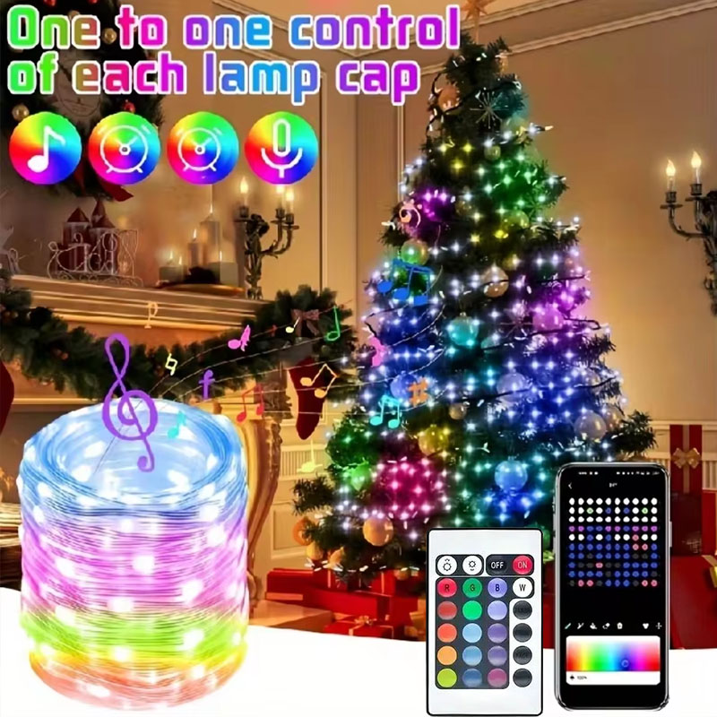 WS2812 LED String Light USB 5V - Led Fairy String Lights ulasan dan harga