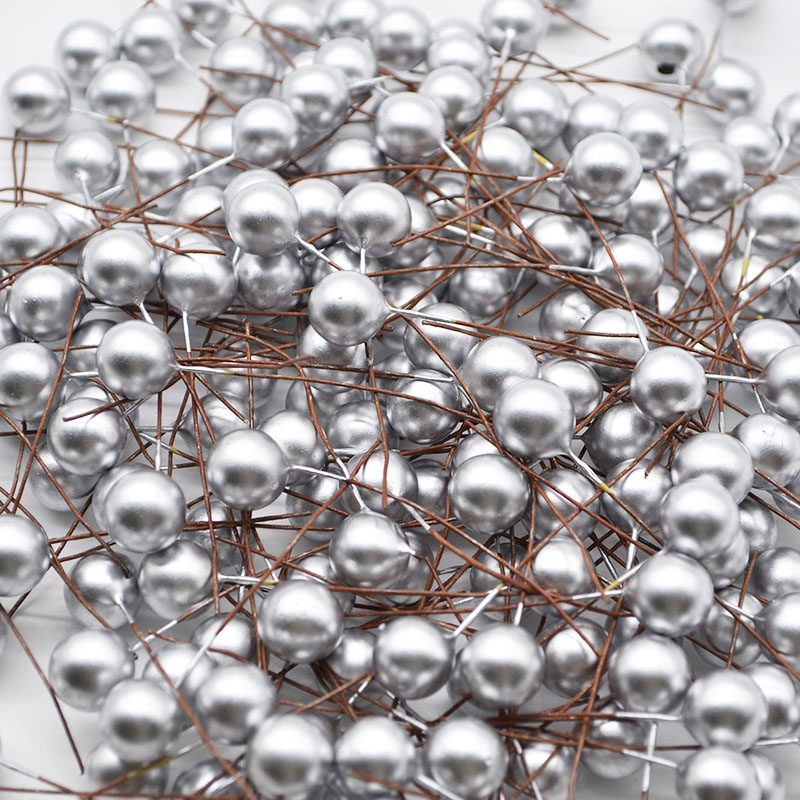 50pcs Mini Pearl Plastic Stame - Christmas Wreath Fake ulasan dan harga