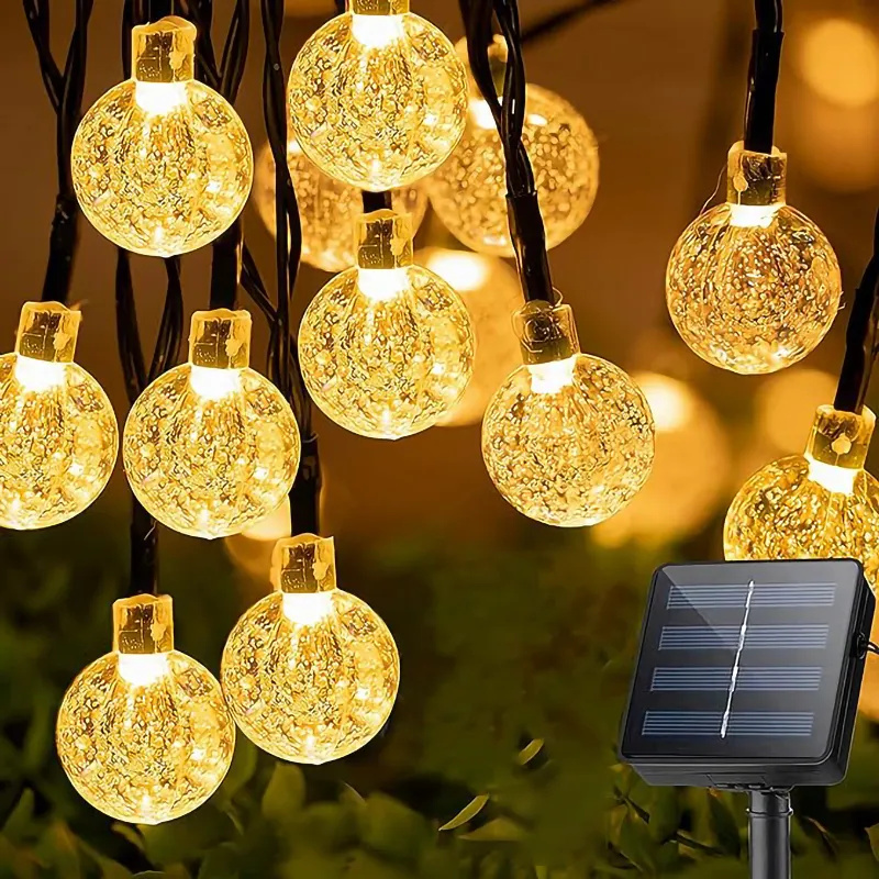 New String Crystal Ball Solar  - Led Fairy String Lights ulasan dan harga
