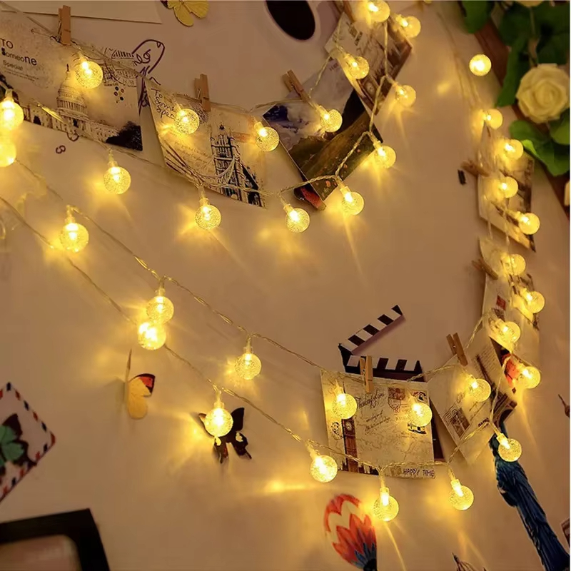 New String Crystal Ball Solar  - Led Fairy String Lights ulasan dan harga
