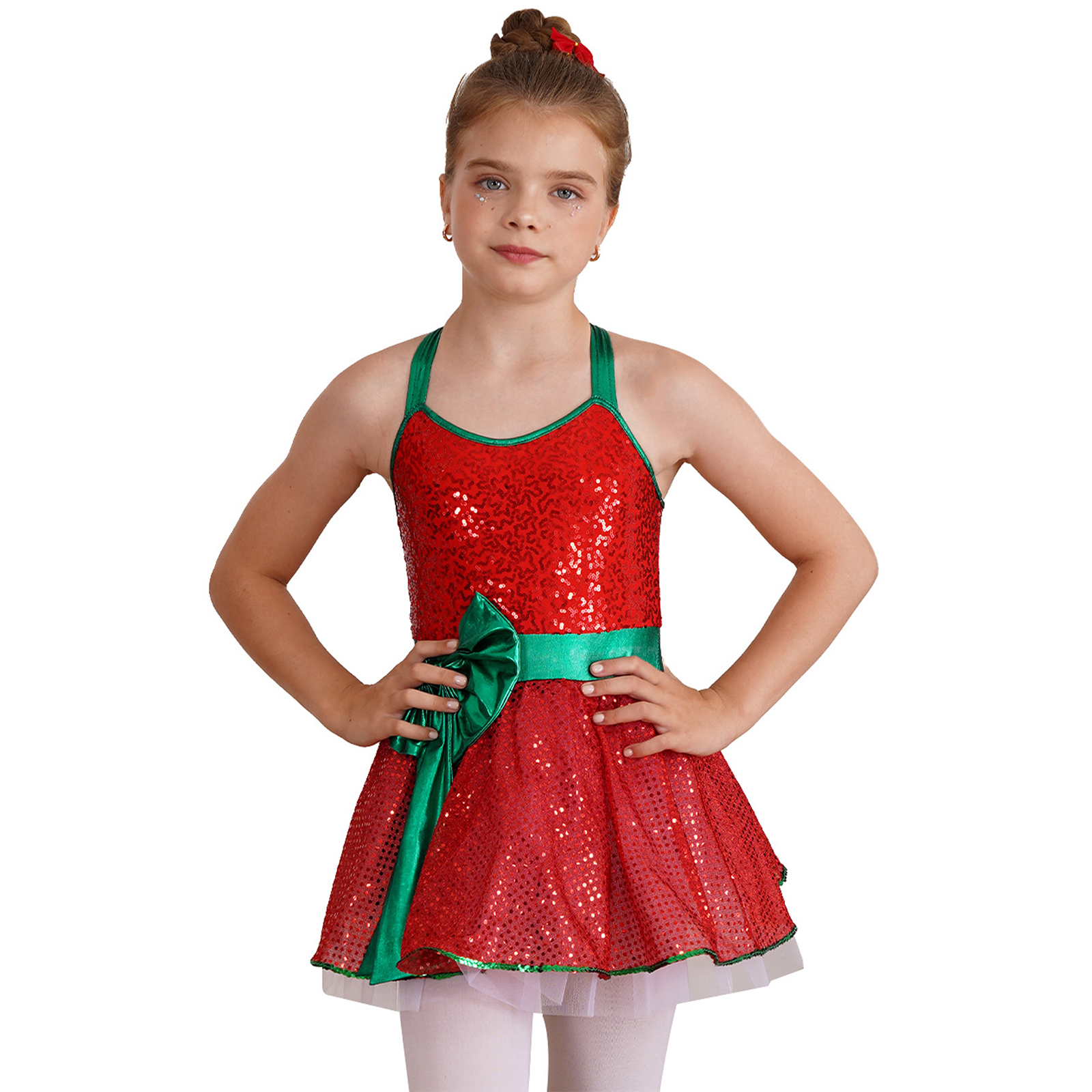 Girls Christmas Santa Elf Cost - Elf Costume Christmas ulasan dan harga