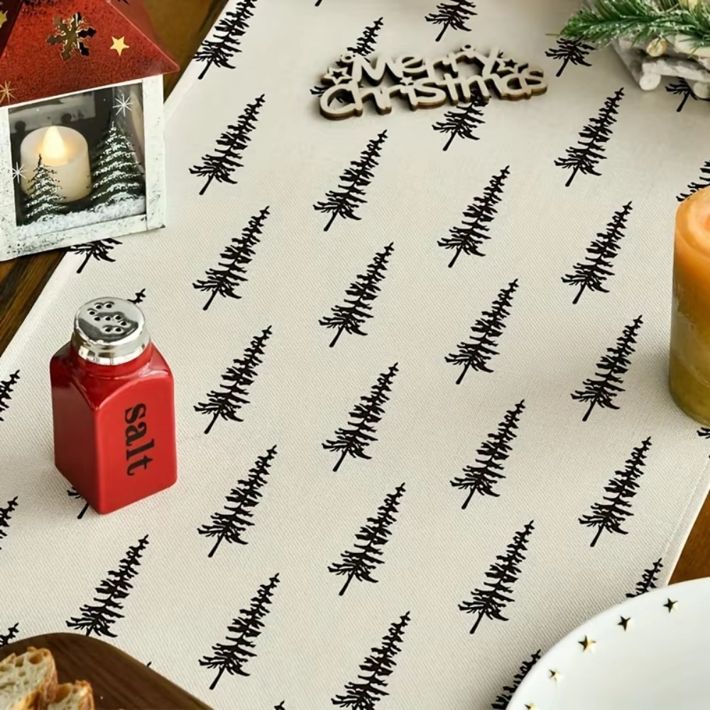Minimalist Christmas Tree Tabl - Christmas Table Runner ulasan dan harga