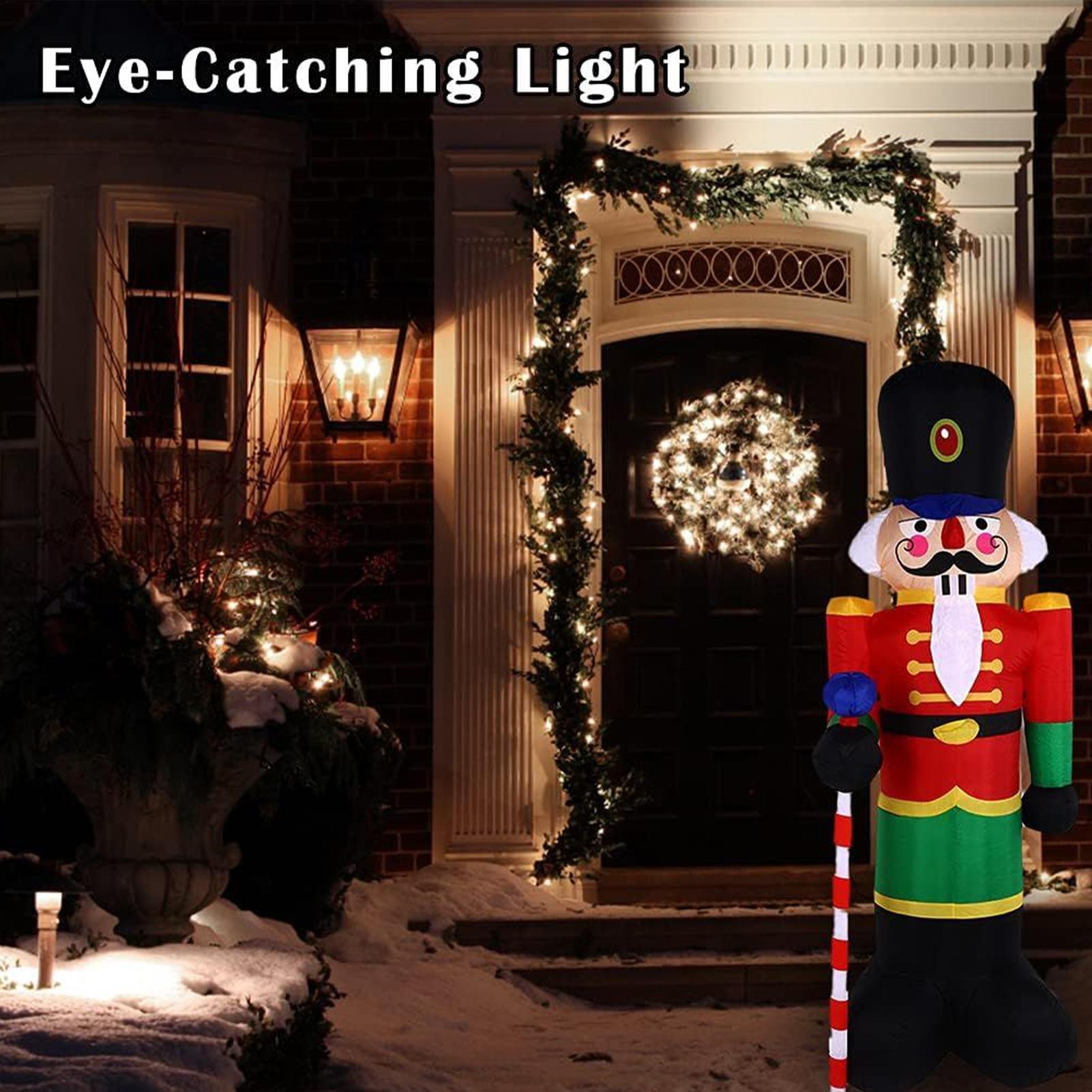 Nutcracker Inflatable Christma - Christmas Lights Outdoor ulasan dan harga