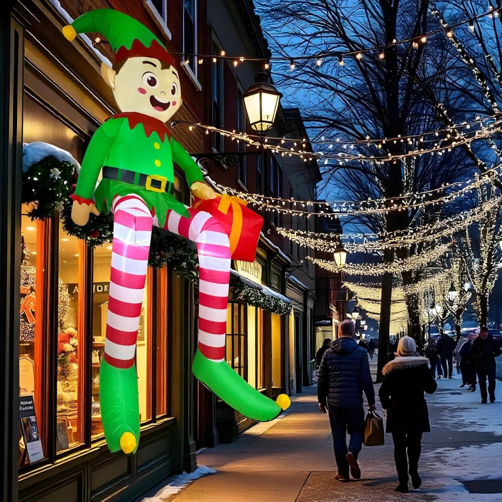 8FT Christmas Inflatables Sitt - Christmas Lights Outdoor ulasan dan harga