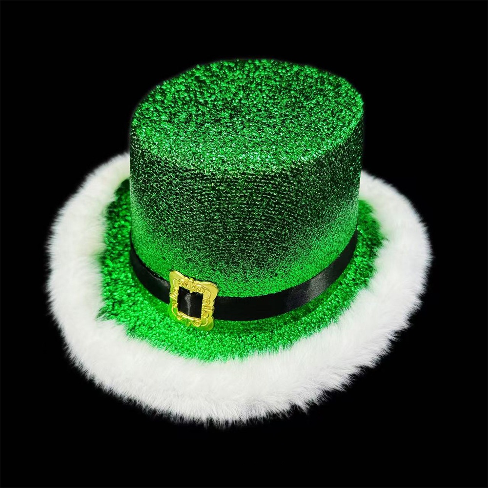Santa Claus Cap  Shiny Glitter - Santa Hat Plush ulasan dan harga