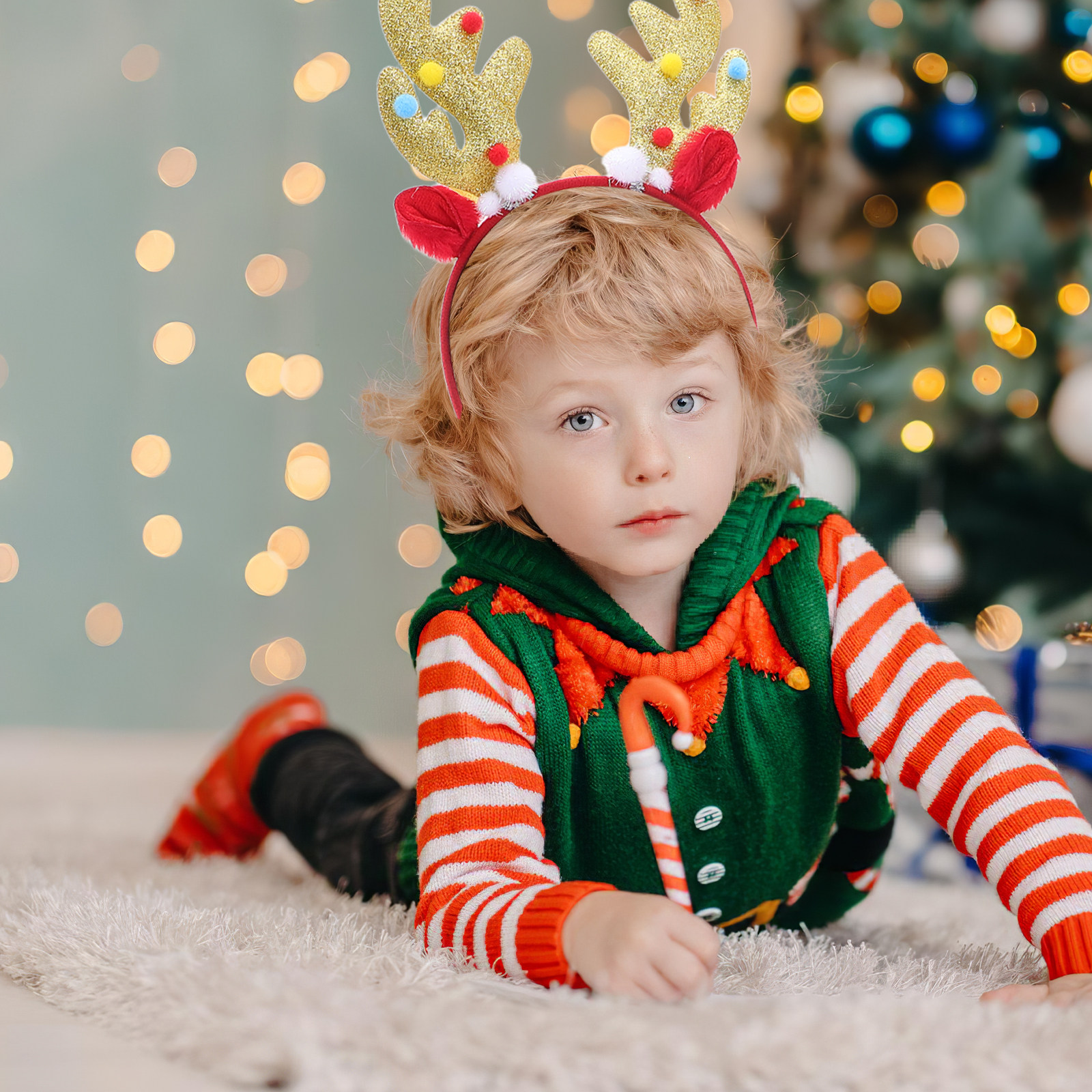 2Pcs Christmas Deer Antlers He - Reindeer Antlers Headband ulasan dan harga