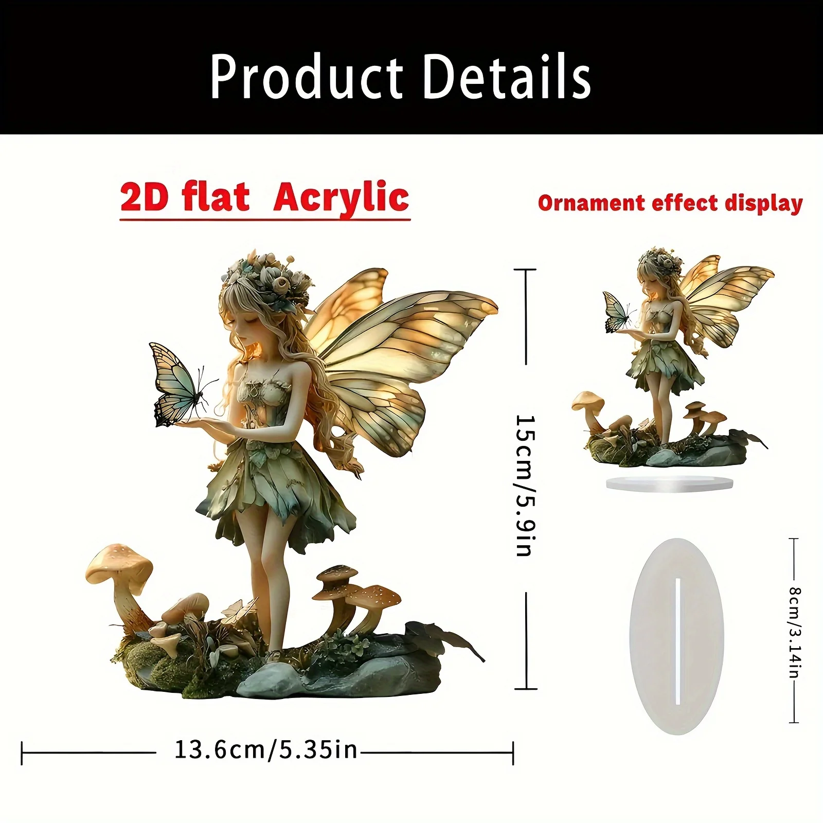 1 Piece Bohemian Fairy Statue/ - Nutcracker Figurine ulasan dan harga