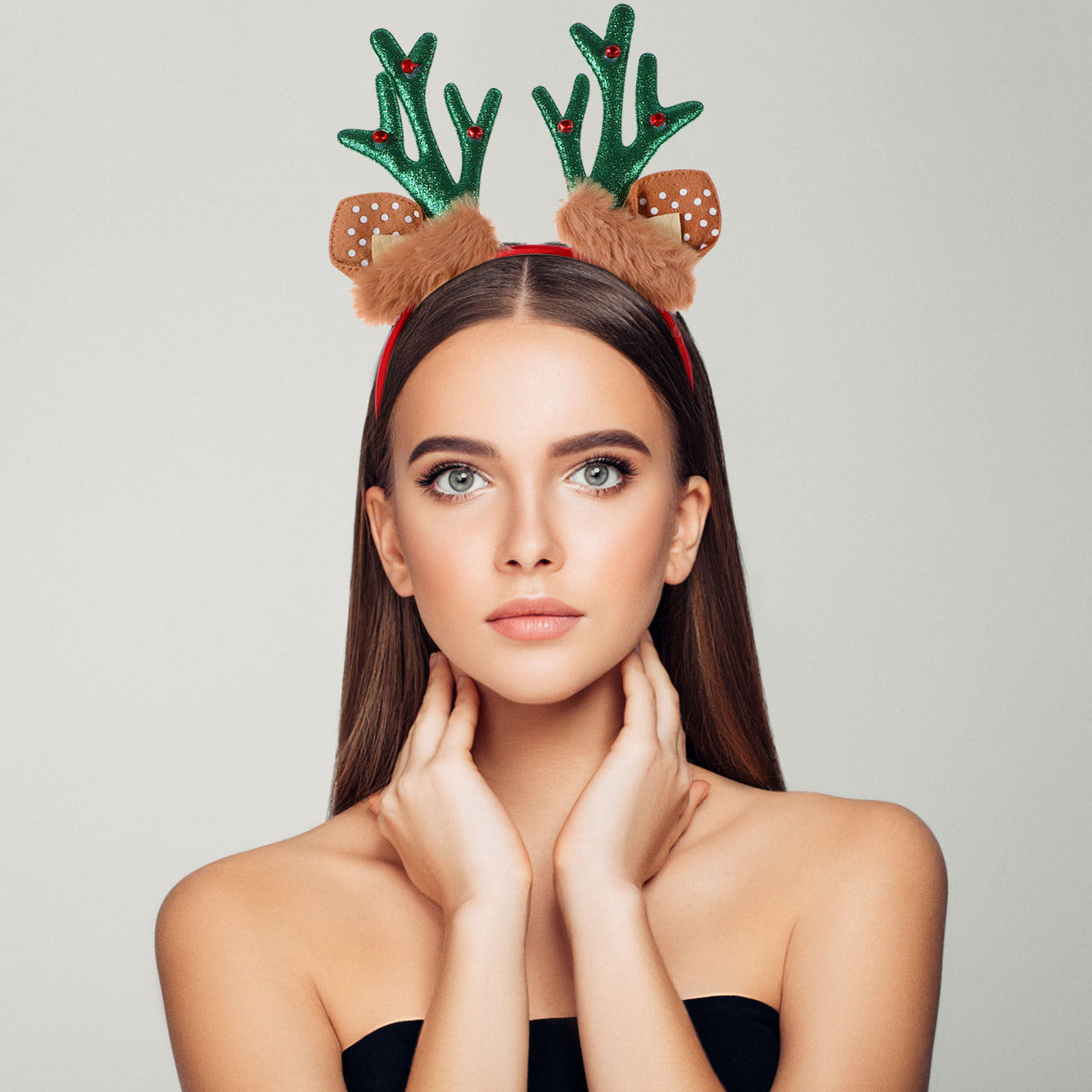 3Pcs Christmas Reindeer Antler - Reindeer Antlers Headband ulasan dan harga